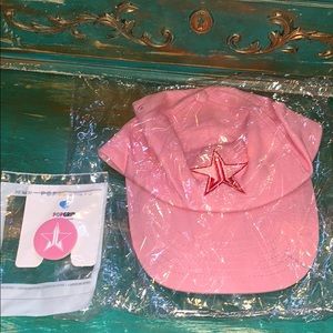 Jeffree Star Pink Dad Hat with Pop Socket